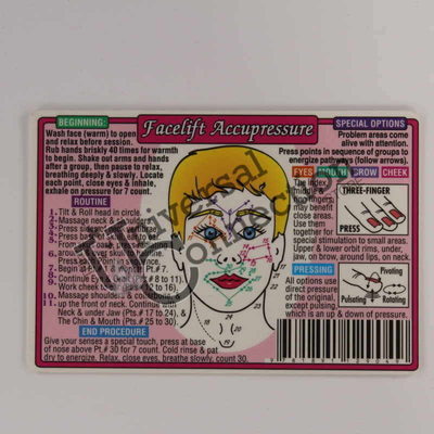 Facelift Acupressure Wallet Card