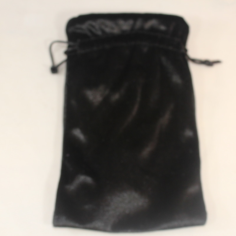 Black Velvet pouch - Silver lined