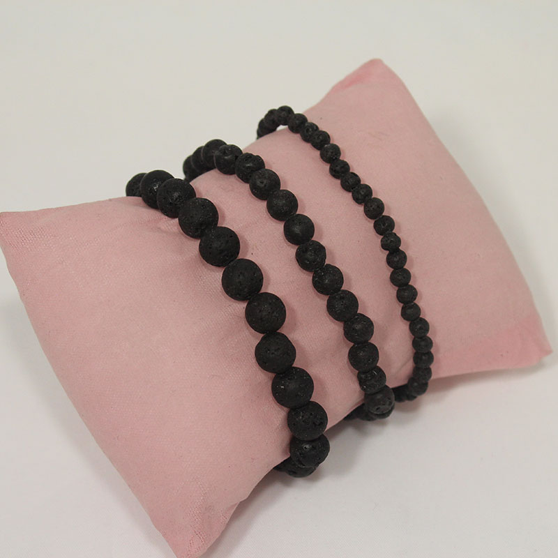 Lava Stone Stretchy Bracelet