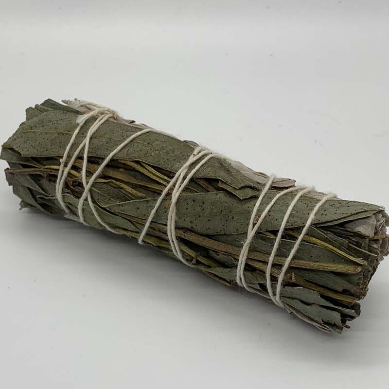 White Sage & Eucalyptus Smudge Stick 4"