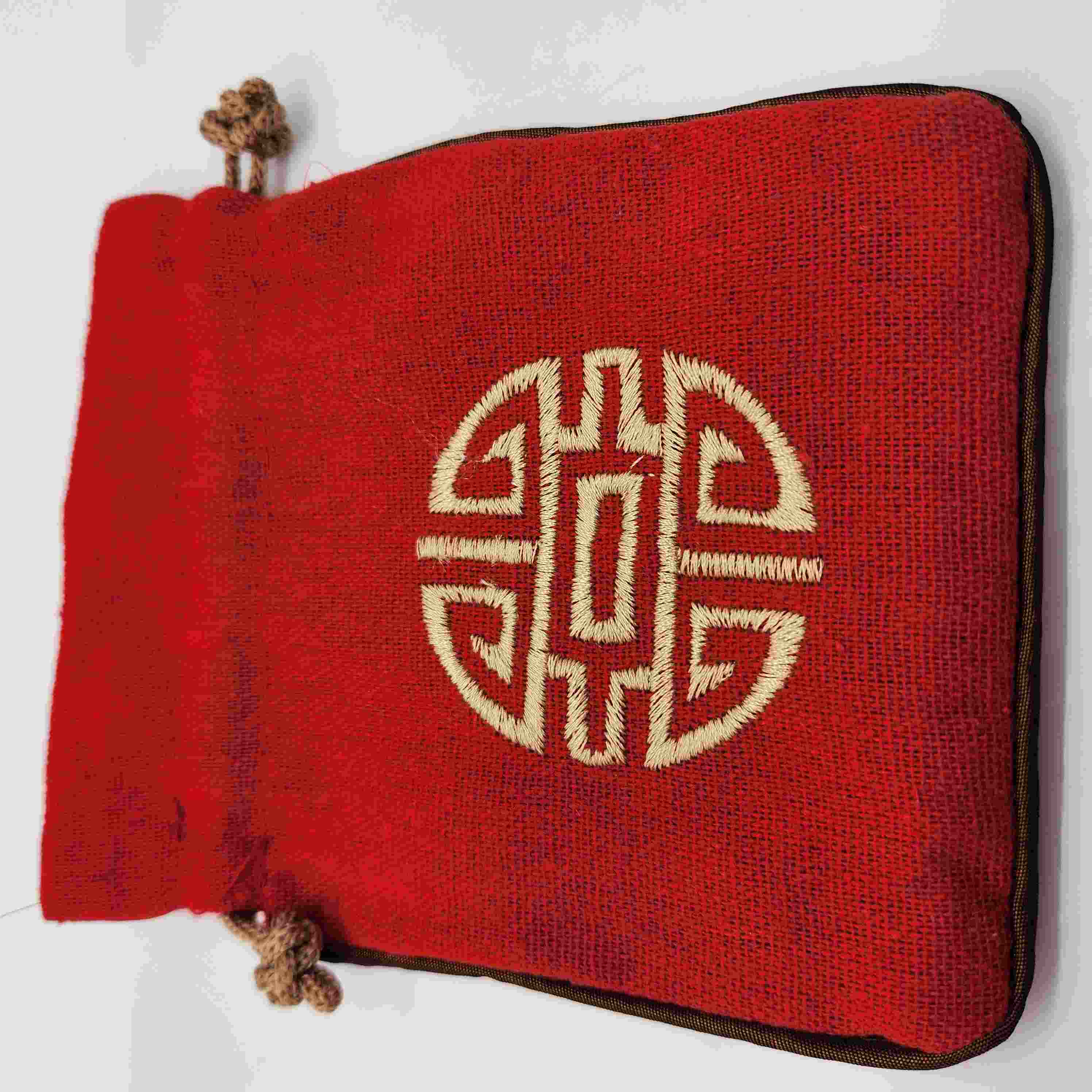 Prosperity Red Drawstring Pouch