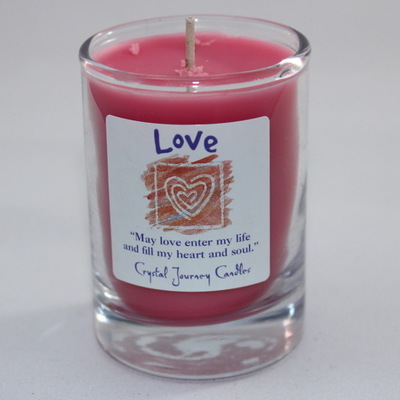 Candle - Love Votive in Glass