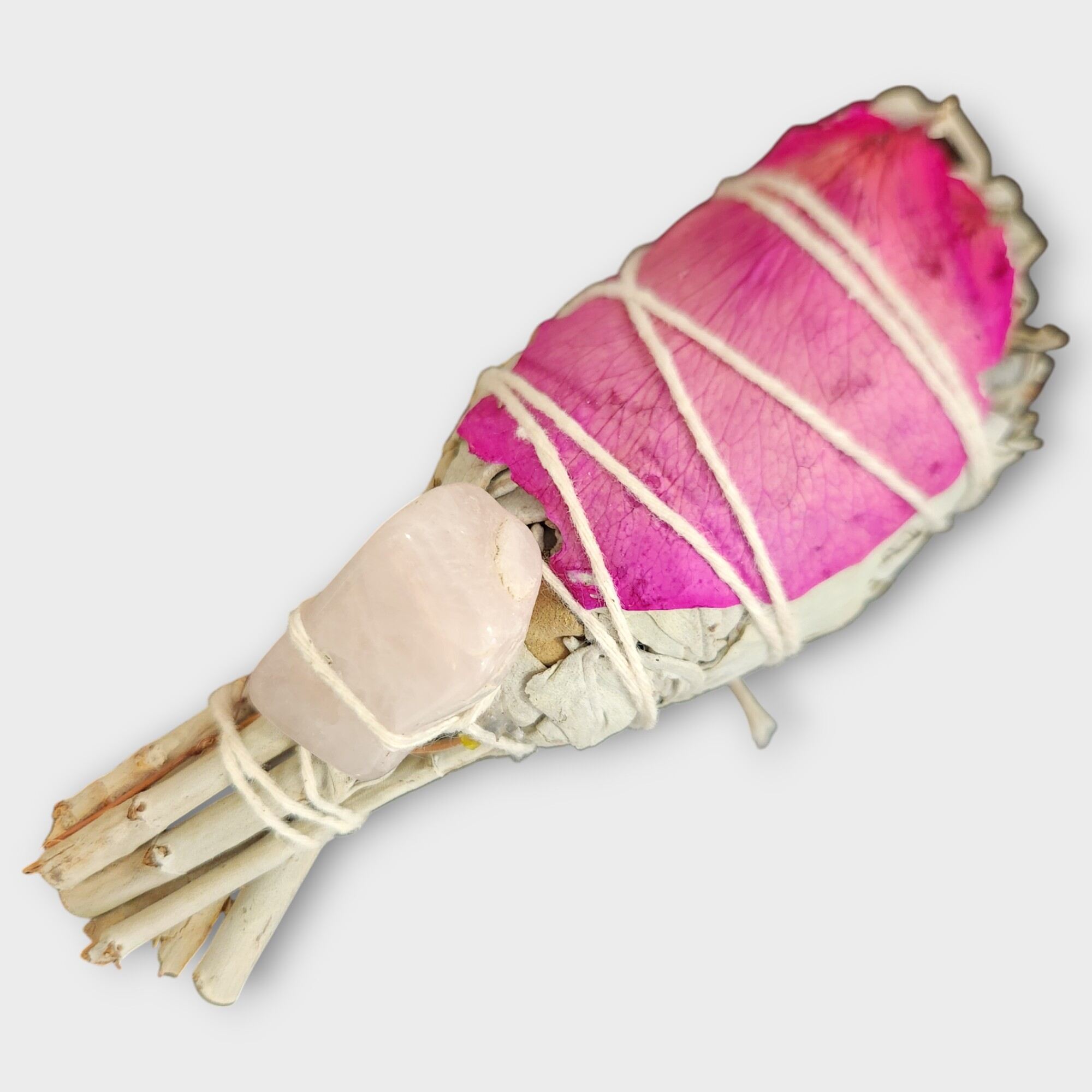 Sage - Rose Petal and Rose Quartz