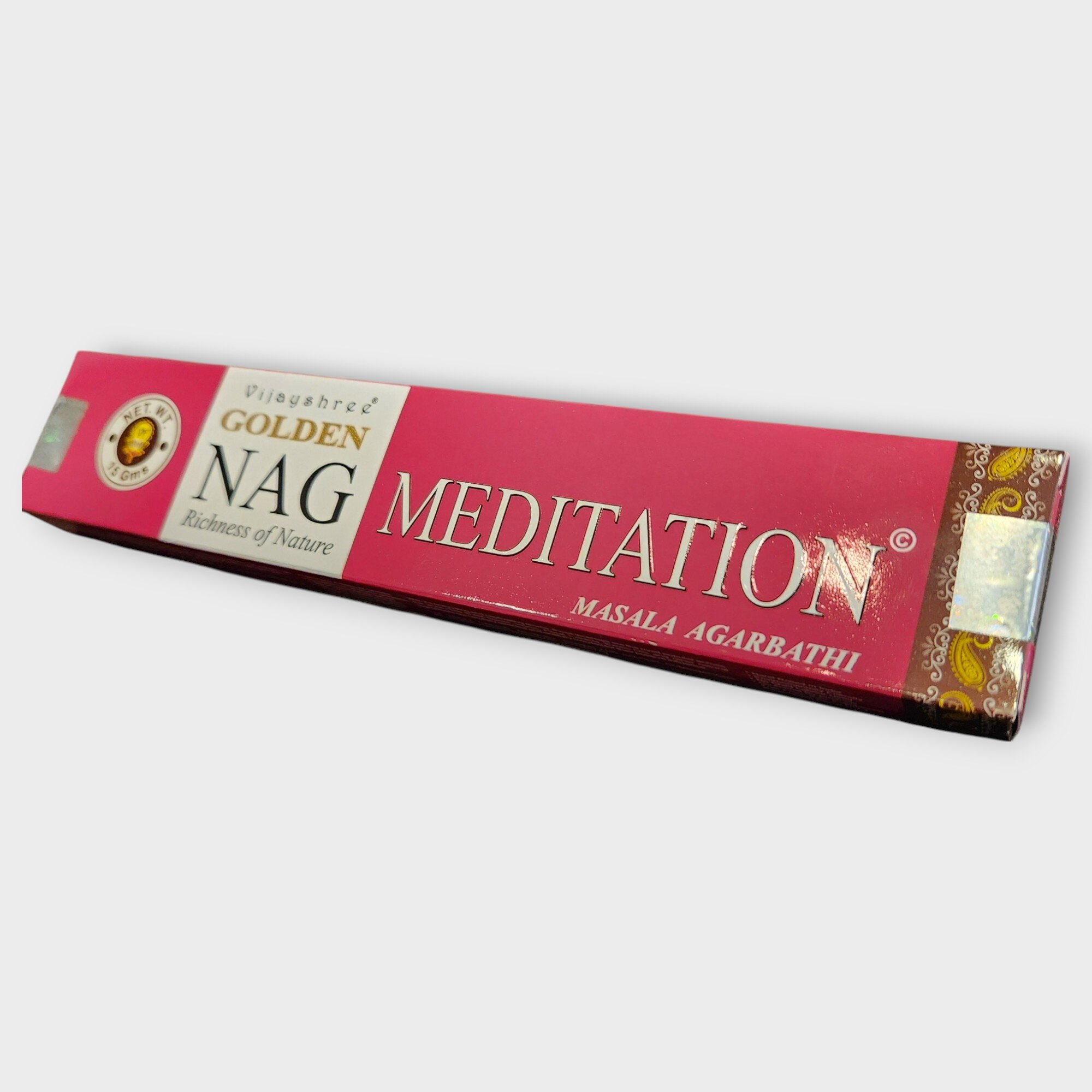 Golden Nag Meditation Incense Sticks