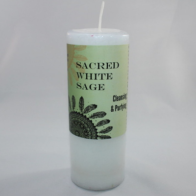 Sacred White Sage  Candle